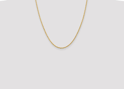 14K Diamond-cut Quadruple Rope Lobster Clasp Chain (Style QTR018-22)