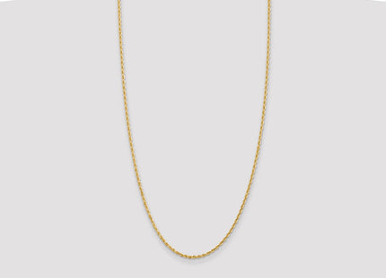 14K Diamond-cut Quadruple Rope Lobster Clasp Chain (Style QTR018-28)