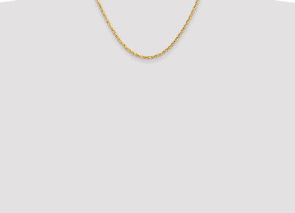 14K Diamond-cut Quadruple Rope Lobster Clasp Chain (Style QTR023-18)