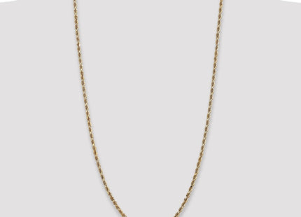 14K Diamond-cut Quadruple Rope Lobster Clasp Chain (Style QTR030-30)