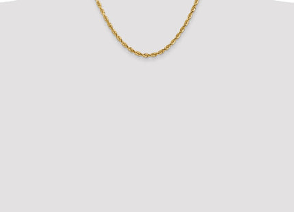 14K Diamond-cut Quadruple Rope Lobster Clasp Chain (Style QTR035-18)