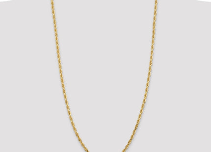 14K Diamond-cut Quadruple Rope Lobster Clasp Chain (Style QTR035-30)