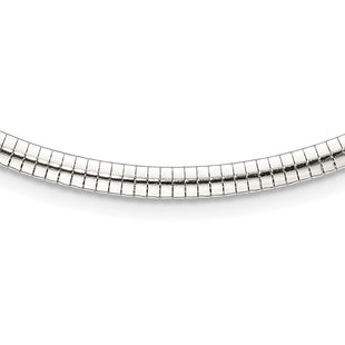 Sterling Silver Cubetto Necklace (Style QU4-18)