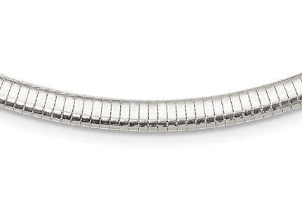 Sterling Silver Cubetto Necklace (Style QU6-18)