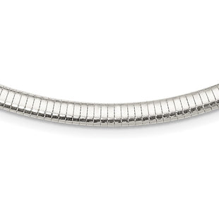 Sterling Silver Cubetto Necklace (Style QU6-18)