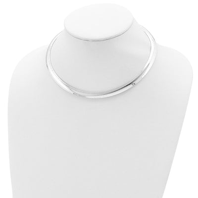 Sterling Silver Cubetto Necklace, 16 x 8mm