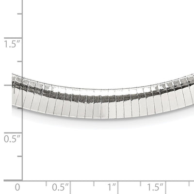 Sterling Silver Cubetto Necklace, 16 x 8mm