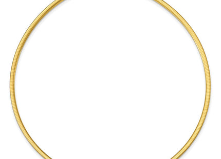 Sterling Silver Flash Gold-plated Reversible Cubetto Chain (Style QUF45-16)