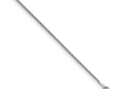 Sterling silver box link chain
