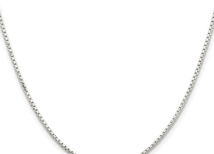 Sterling Silver . Diamond-cut Round Box Chain w/2in ext.