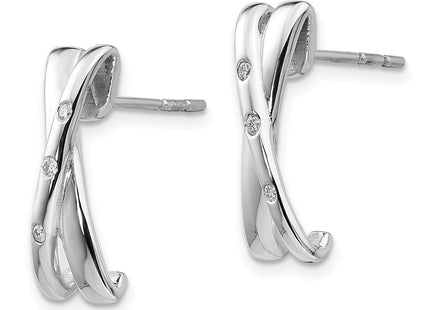 Sterling Silver Earrings Style QW169 - Classique Jewelry Inc.