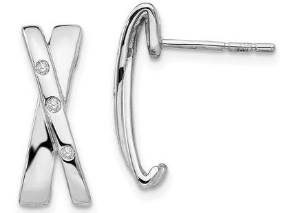 Sterling Silver Earrings Style QW169 - Classique Jewelry Inc.