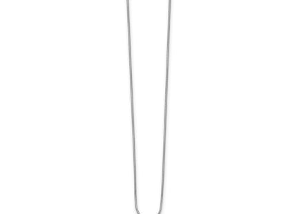 Sterling silver diamond cross necklace, alternate view