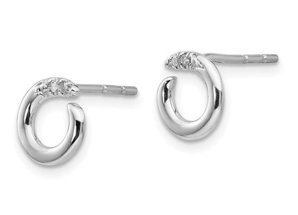 Sterling Silver Earrings Style QW194 - Classique Jewelry Inc.