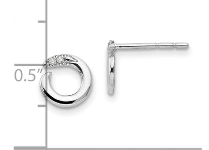 Sterling Silver Earrings Style QW194 - Classique Jewelry Inc.