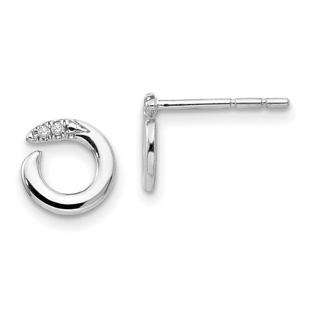 Sterling Silver Earrings Style QW194 - Classique Jewelry Inc.