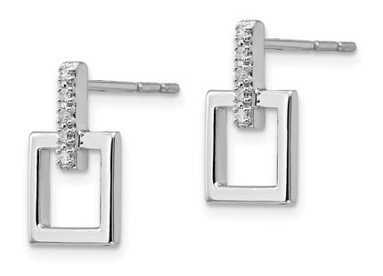 Sterling Silver Earrings Style QW203 - Classique Jewelry Inc.