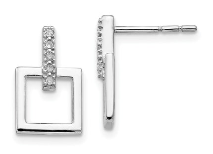 Sterling Silver Earrings Style QW203 - Classique Jewelry Inc.
