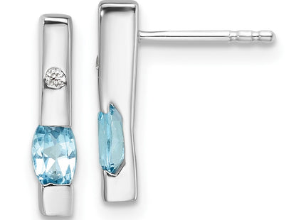 Sterling Silver Earrings Style QW210BT - Classique Jewelry Inc.