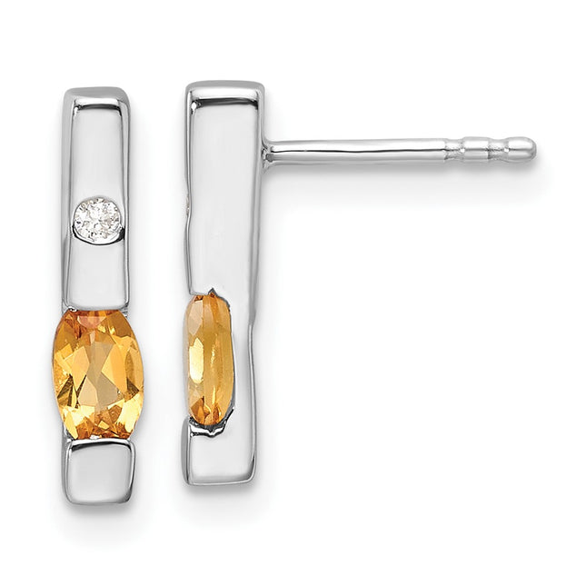 Sterling Silver Earrings Style QW210CI - Classique Jewelry Inc.