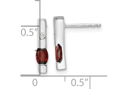 Sterling Silver Earrings Style QW210GA - Classique Jewelry Inc.