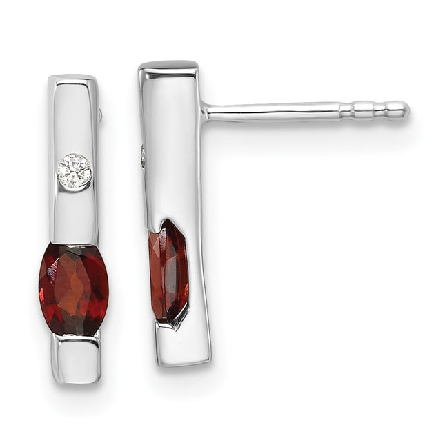 Sterling Silver Earrings Style QW210GA - Classique Jewelry Inc.