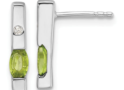 Sterling Silver Earrings Style QW210PE - Classique Jewelry Inc.