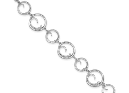 Sterling Silver Bracelets Style QW236 - Classique Jewelry Inc.