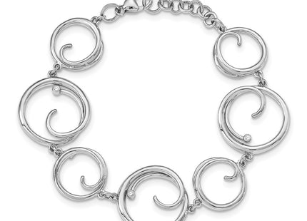 Sterling Silver Bracelets Style QW236 - Classique Jewelry Inc.