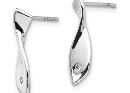 Sterling Silver Earrings Style QW239 - Classique Jewelry Inc.
