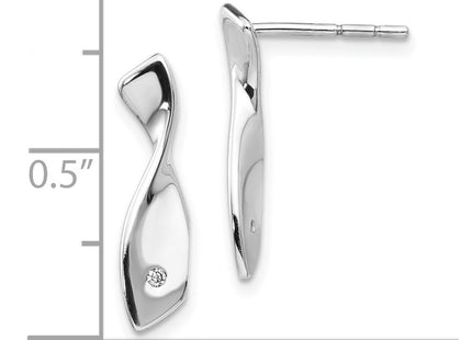 Sterling Silver Earrings Style QW239 - Classique Jewelry Inc.