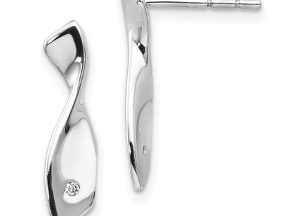 Sterling Silver Earrings Style QW239 - Classique Jewelry Inc.