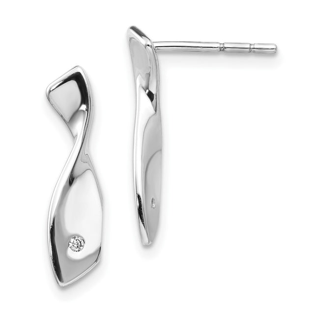 Sterling Silver Earrings Style QW239 - Classique Jewelry Inc.