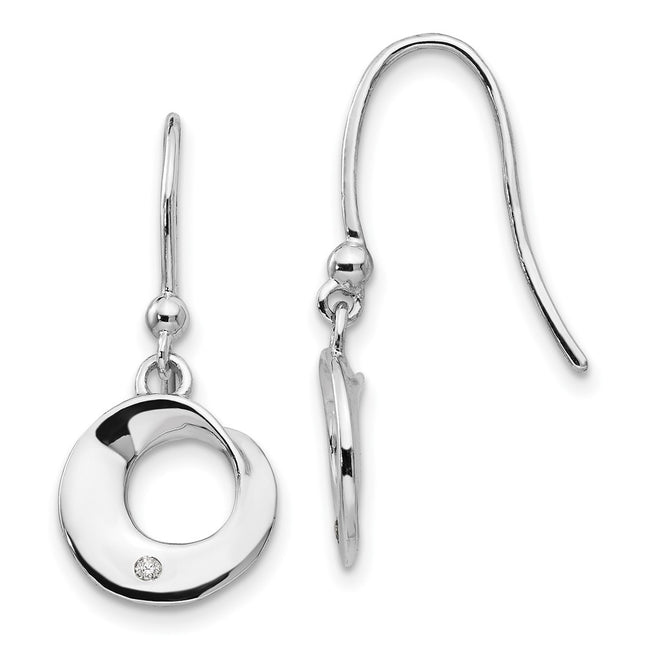 Sterling Silver Earrings Style QW244 - Classique Jewelry Inc.