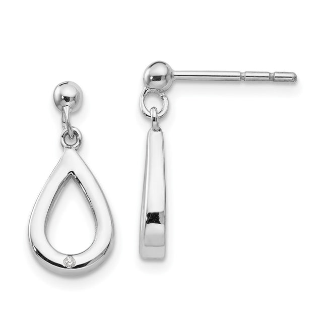 Sterling Silver Earrings Style QW249 - Classique Jewelry Inc.