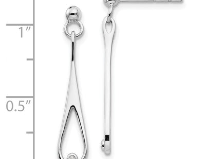 Sterling Silver Earrings Style QW250 - Classique Jewelry Inc.