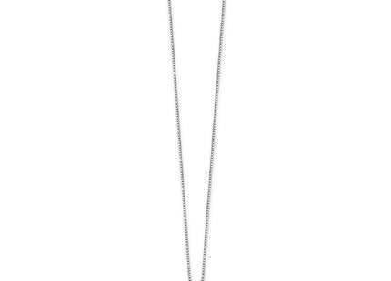 Sterling silver diamond cross necklace, alternate view