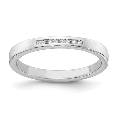 Sterling silver diamond ring