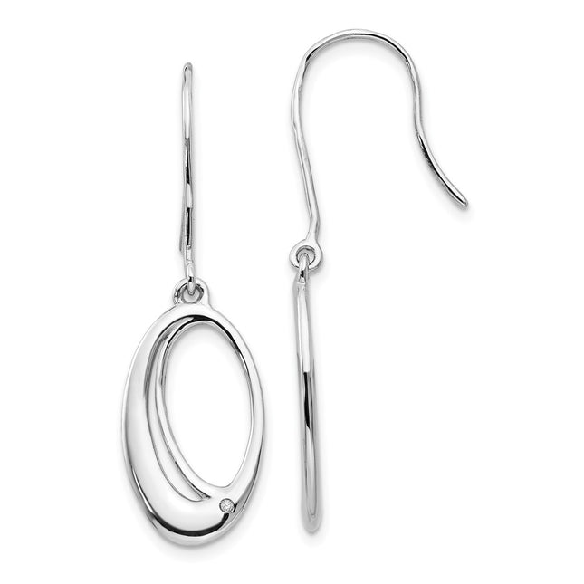 Sterling Silver Earrings Style QW291 - Classique Jewelry Inc.