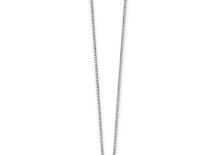 Sterling silver diamond circle necklace, alternate view