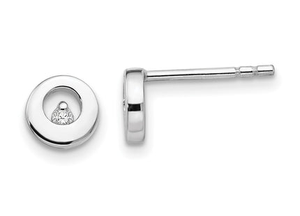 Sterling Silver Earrings Style QW310 - Classique Jewelry Inc.