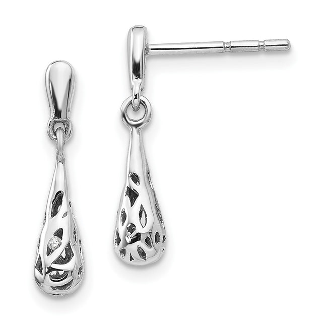 Sterling Silver Earrings Style QW315 - Classique Jewelry Inc.