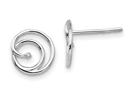 Sterling Silver Earrings Style QW317 - Classique Jewelry Inc.