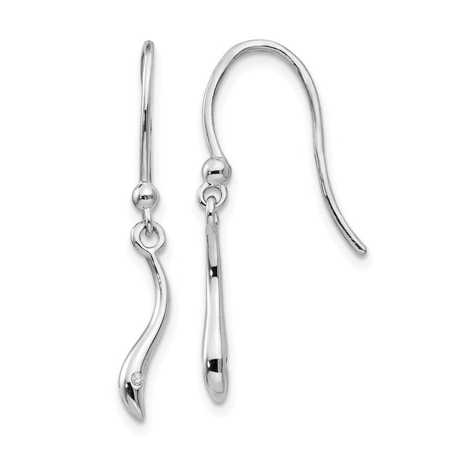 Sterling Silver Earrings Style QW321 - Classique Jewelry Inc.