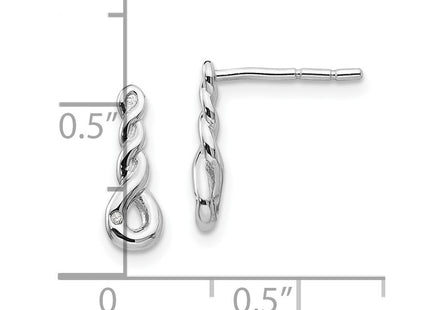 Sterling Silver Earrings Style QW323 - Classique Jewelry Inc.