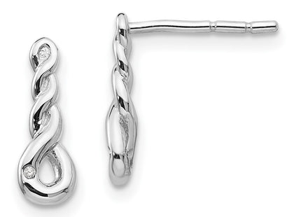 Sterling Silver Earrings Style QW323 - Classique Jewelry Inc.