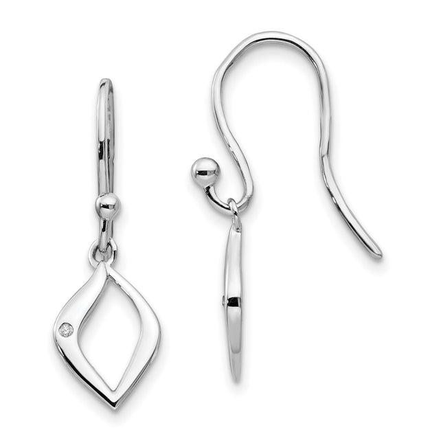 Sterling Silver Earrings Style QW335 - Classique Jewelry Inc.
