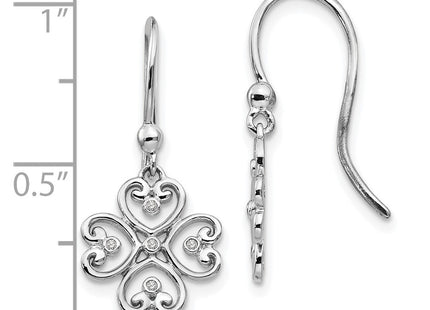Sterling Silver Earrings Style QW338 - Classique Jewelry Inc.