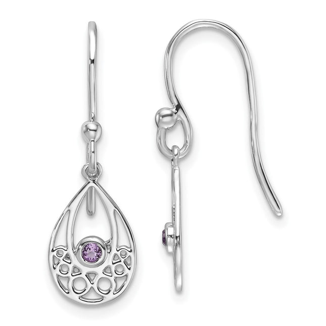 Sterling Silver Earrings Style QW340AM - Classique Jewelry Inc.