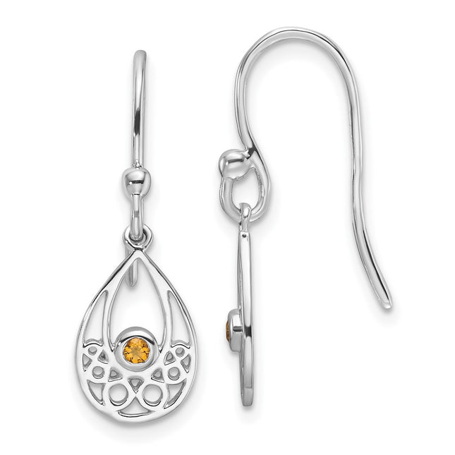 Sterling Silver Earrings Style QW340CI - Classique Jewelry Inc.